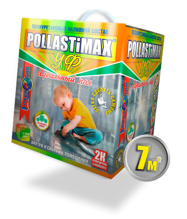 Двухкомпонентный полимерный наливной состав Pollastimax «Идеальный пол» (УФ)